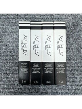 Lot Of 4 Mary Kay At Play Metallic Liquid Eyeliner - COPPER 177982 - NEW